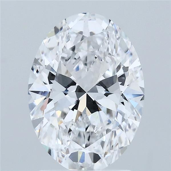 2.04ct Oval D VVS2 Lab Created Diamond