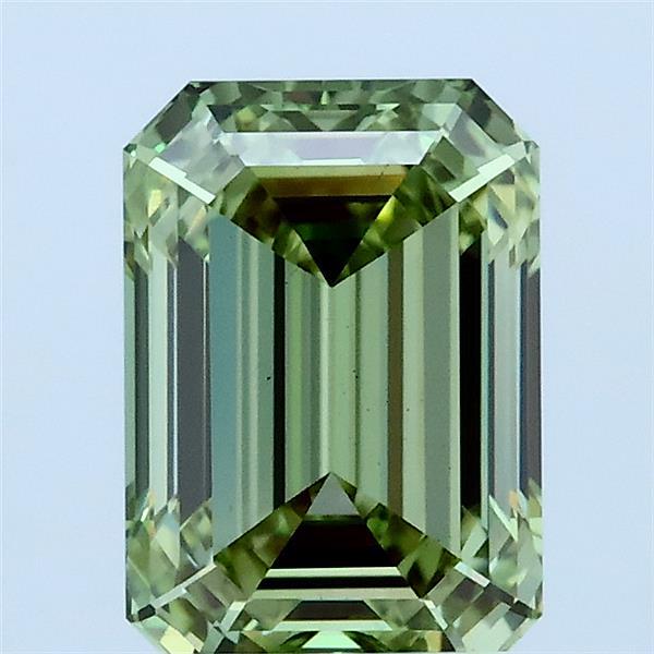 2.01ct Emerald FANCY VIVID GREEN VS1 Lab Created Diamond