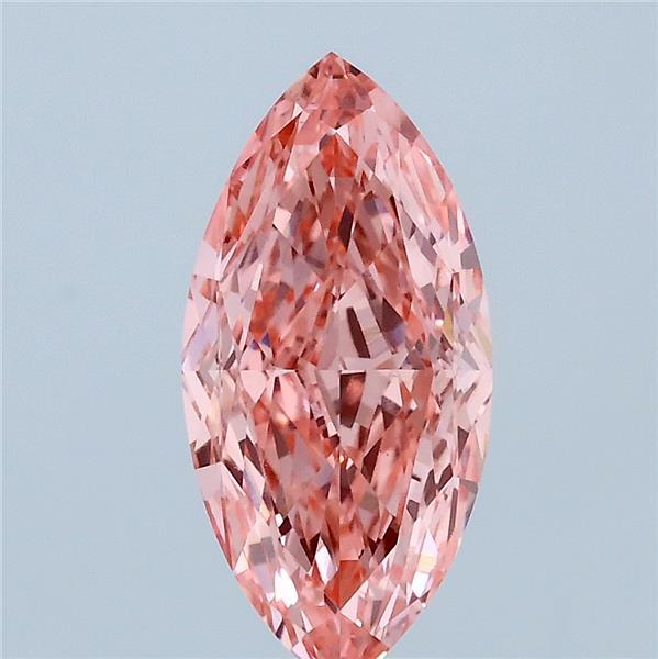 1.74ct Marquise FANCY VIVID PINK VS1 Lab Created Diamond