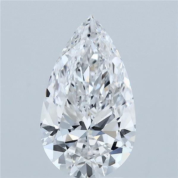2.57ct Pear E VS1 Lab Created Diamond