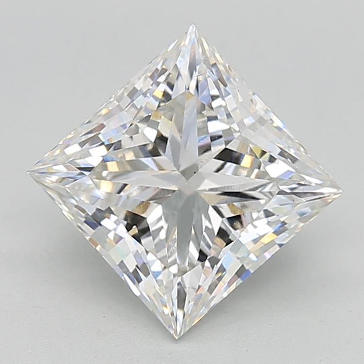 4.03ct Princess F VS2 Lab Created Diamond