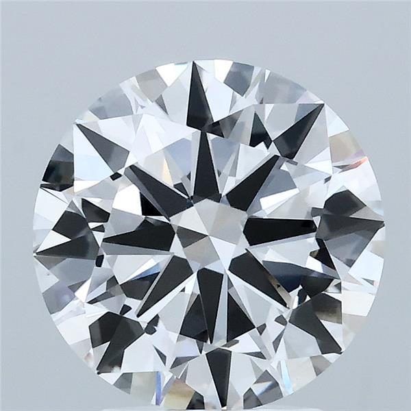 3ct Round F VS1 Lab Created Diamond