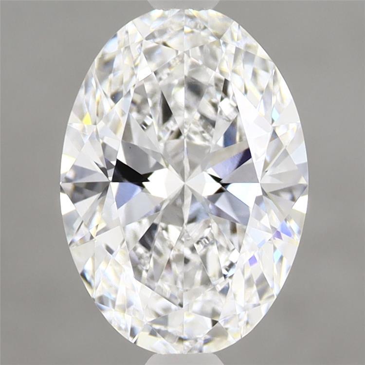 2.07ct Oval D VVS2 Lab Created Diamond
