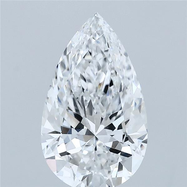 1.53ct Pear D VVS2 Lab Created Diamond