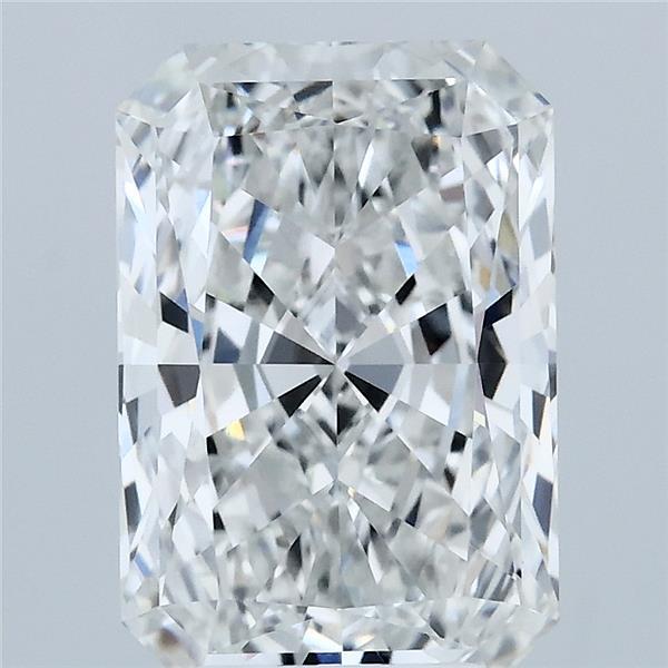 3.59ct Radiant F VVS2 Lab Created Diamond