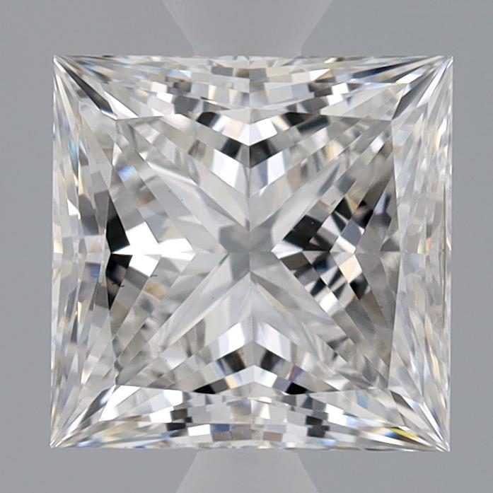 2.56ct Princess G VS2 Lab Created Diamond