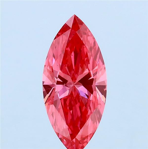 1.06ct Marquise FANCY VIVID PINK VS2 Lab Created Diamond