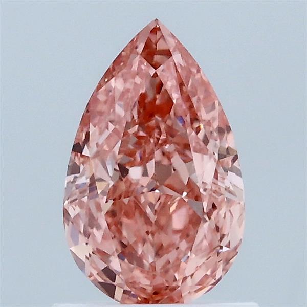 1.05ct Pear FANCY VIVID PINK VVS2 Lab Created Diamond