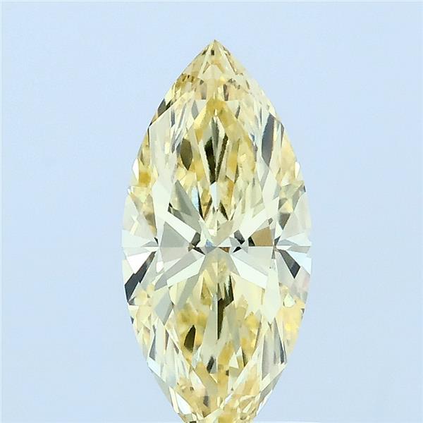 1.08ct Marquise FANCY YELLOW VVS2 Lab Created Diamond