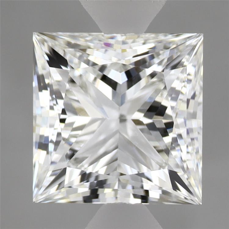 2.74ct Princess F VVS2 Lab Created Diamond