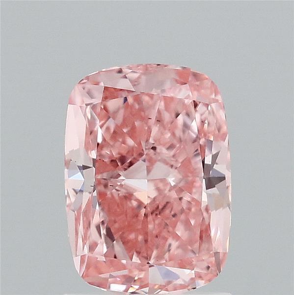 1.5ct Cushion FANCY VIVID PINK VS2 Lab Created Diamond