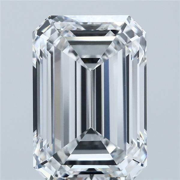 5.07ct Emerald E VVS1 Lab Created Diamond