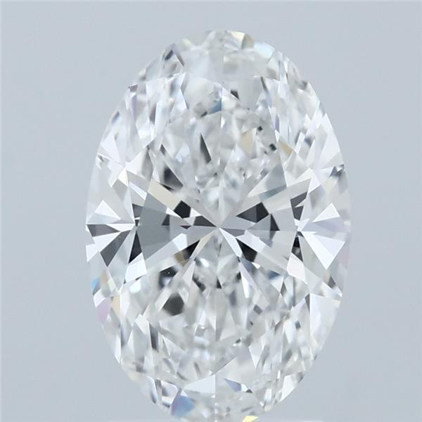 2.09ct Oval E IF Lab Created Diamond