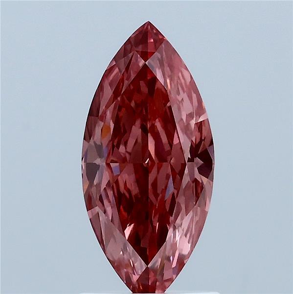 1.59ct Marquise FANCY VIVID PINK VVS2 Lab Created Diamond