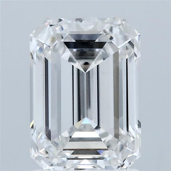 2.03ct Emerald E VVS2 Lab Created Diamond