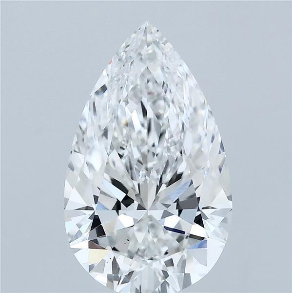 2.5ct Pear E VS1 Lab Created Diamond