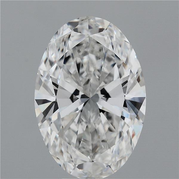 8.39ct Oval F VVS2 Lab Created Diamond