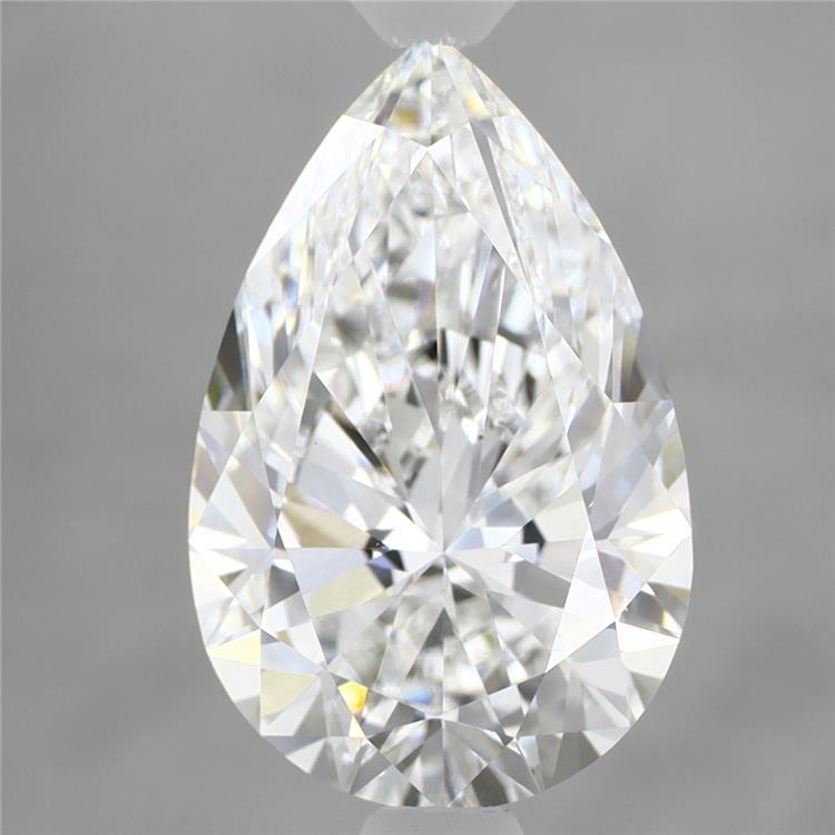 4.09ct Pear D VVS2 Lab Created Diamond