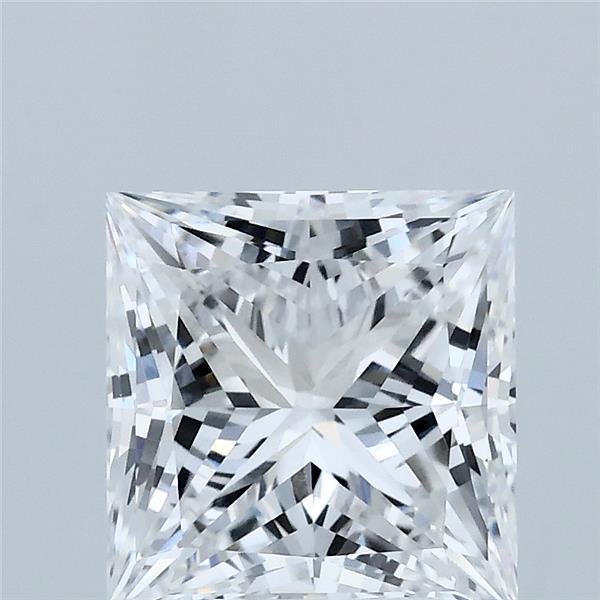 2.6ct Princess E VVS2 Lab Created Diamond