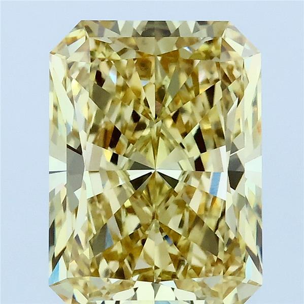 3.01ct Radiant FANCY INTENSE YELLOW VS1 Lab Created Diamond