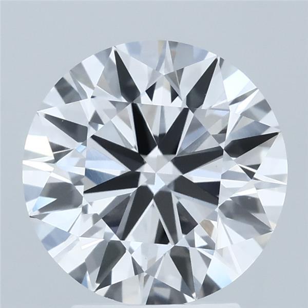 3ct Round E VVS2 Lab Created Diamond
