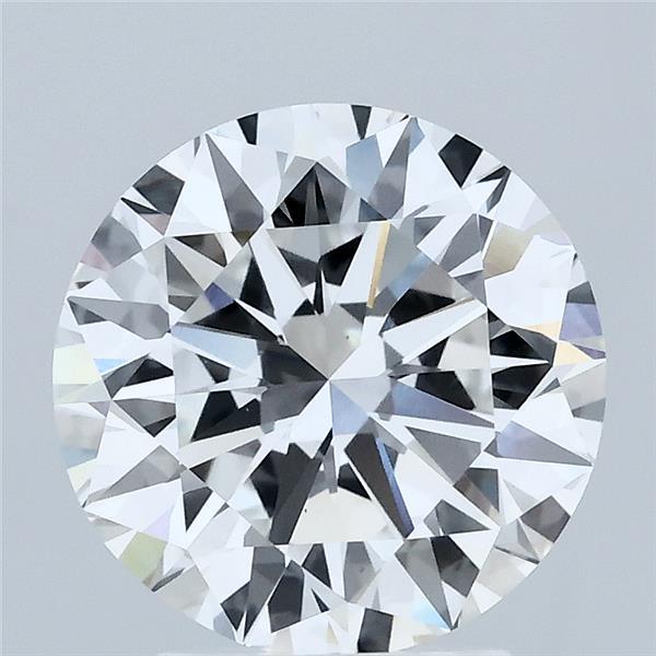 3ct Round E VS1 Lab Created Diamond