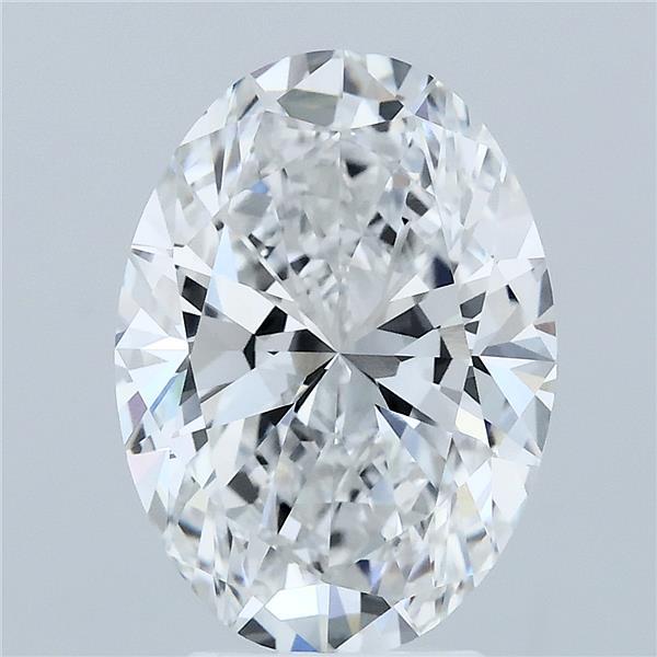 4ct Oval E VVS2 Lab Created Diamond