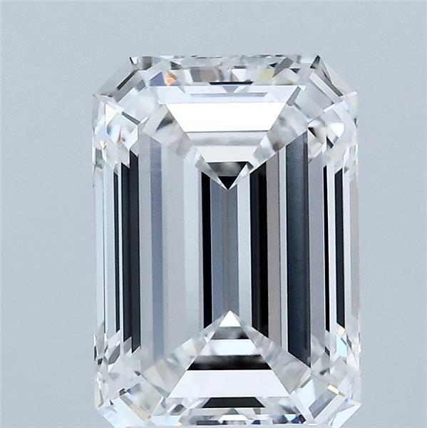 2.4ct Emerald D VVS2 Lab Created Diamond