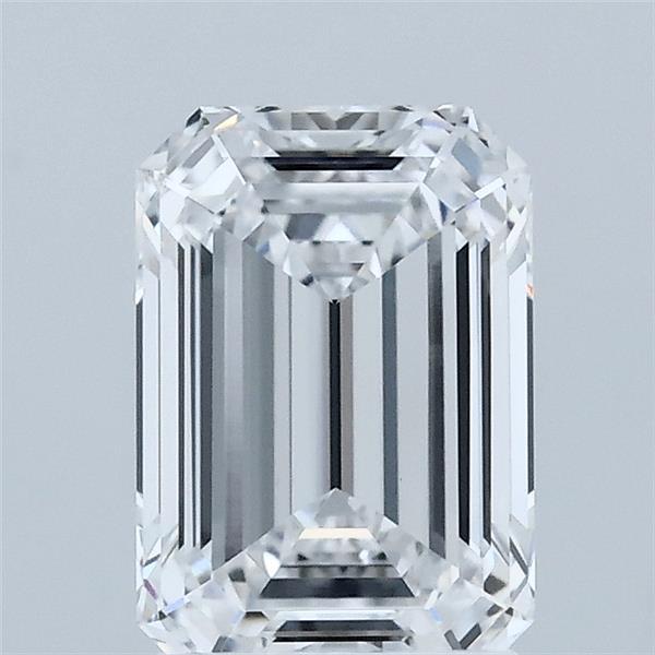 1.6ct Emerald D VVS2 Lab Created Diamond