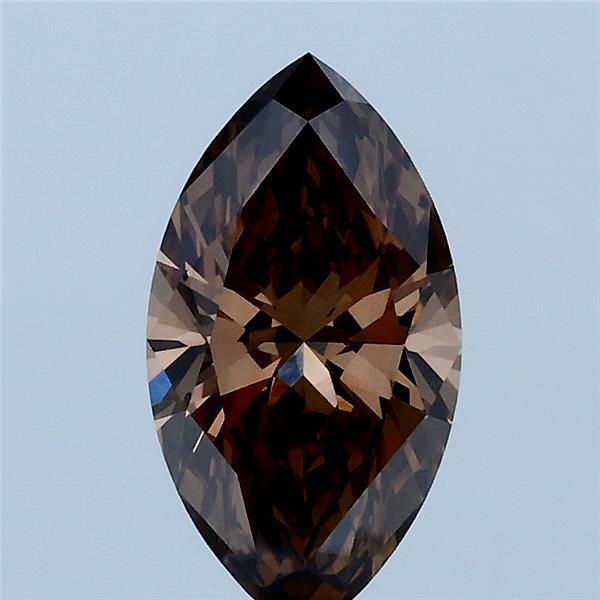 1.1ct Marquise FANCY BROWN VVS2 Lab Created Diamond