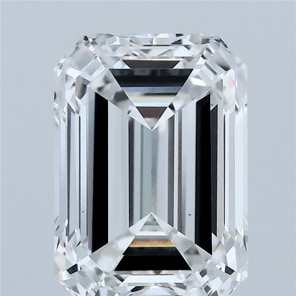2.6ct Emerald D VS1 Lab Created Diamond