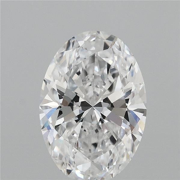 3.02ct Oval E VVS2 Lab Created Diamond