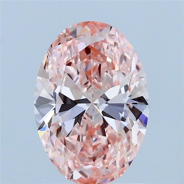 1ct Oval FANCY INTENSE PINK VVS2 Lab Created Diamond