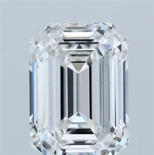 2.56ct Emerald F VS1 Lab Created Diamond