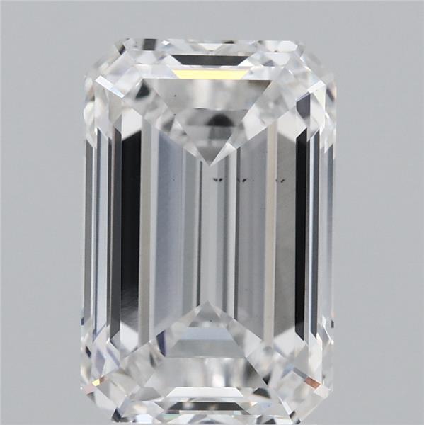 4ct Emerald D VS2 Lab Created Diamond