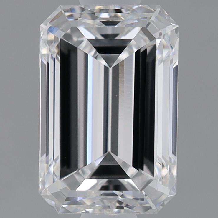 0.96ct Emerald E VVS2 Lab Created Diamond