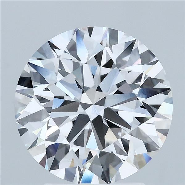 3.08ct Round D VS1 Lab Created Diamond