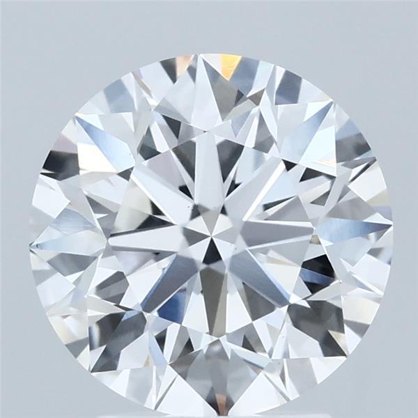 3ct Round E VS1 Lab Created Diamond