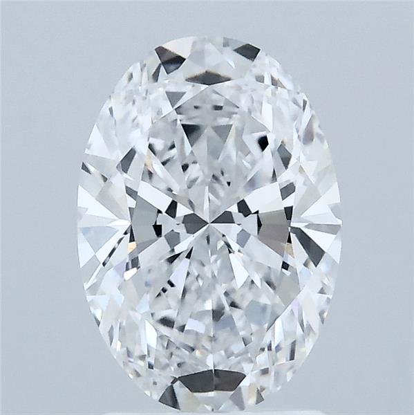 1.57ct Oval D VVS2 Lab Created Diamond