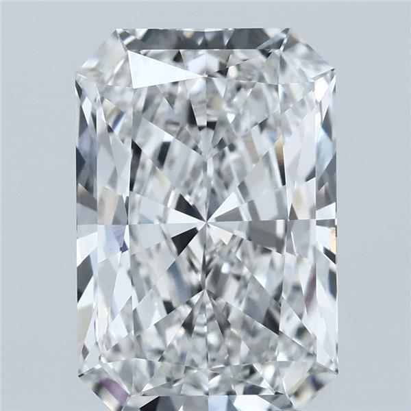 4.01ct Radiant E VVS2 Lab Created Diamond