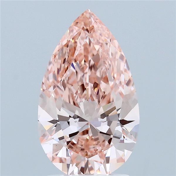 2.09ct Pear FANCY INTENSE PINK VS1 Lab Created Diamond