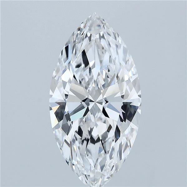 3.06ct Marquise E VVS2 Lab Created Diamond