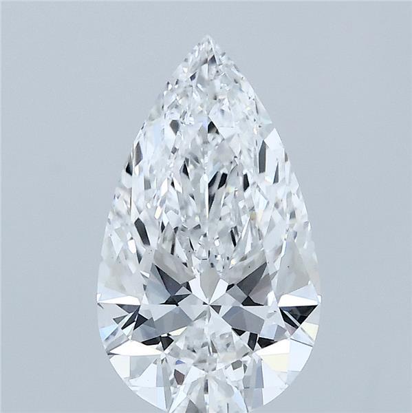 1.6ct Pear D VS1 Lab Created Diamond