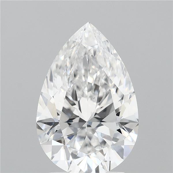 2.36ct Pear D VVS1 Lab Created Diamond