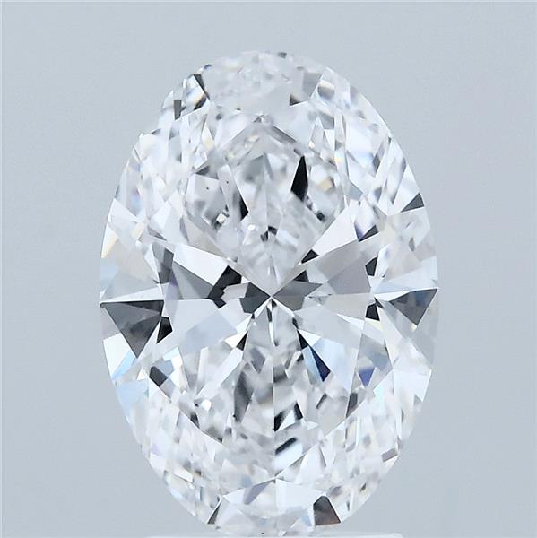2.5ct Oval D VS1 Lab Created Diamond