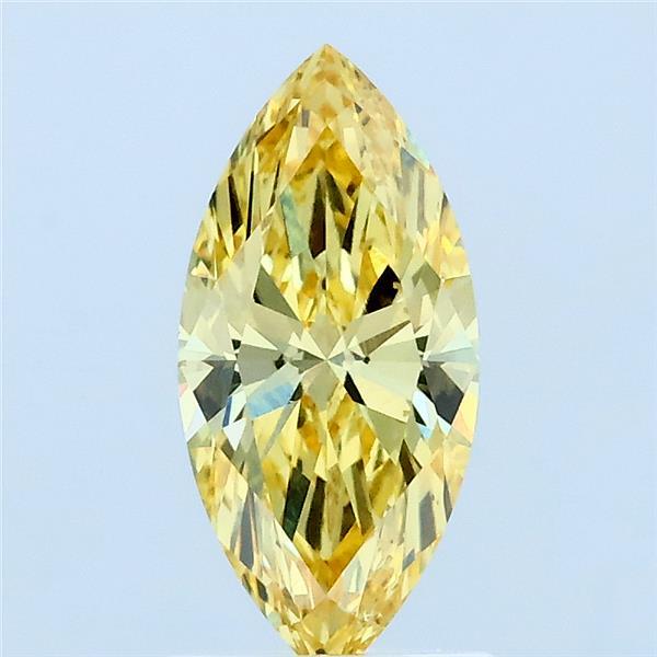 1ct Marquise FANCY INTENSE YELLOW VS1 Lab Created Diamond