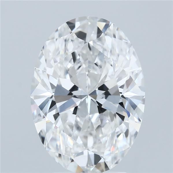 4ct Oval E VS1 Lab Created Diamond