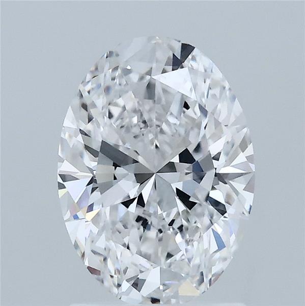 1.6ct Oval D VVS2 Lab Created Diamond