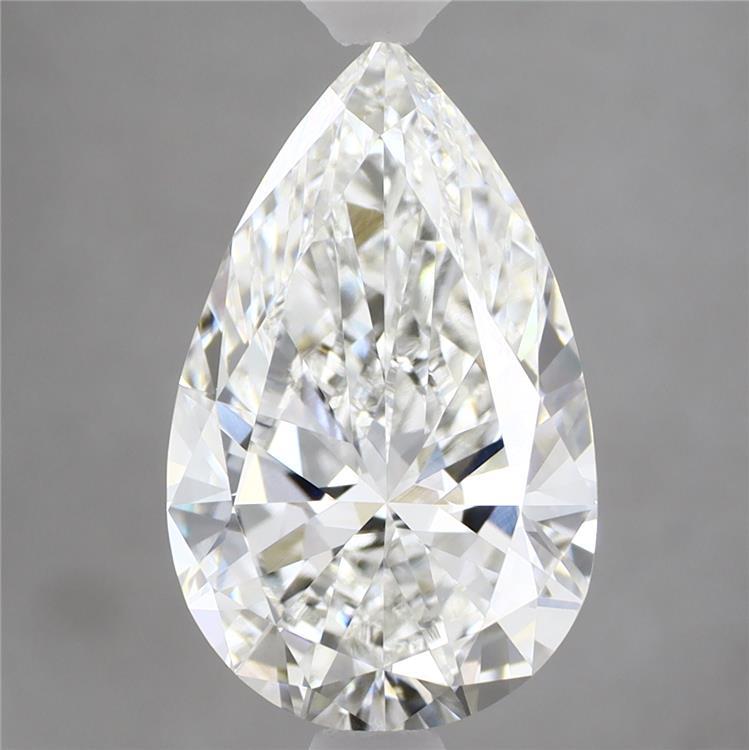 4ct Pear F VS1 Lab Created Diamond