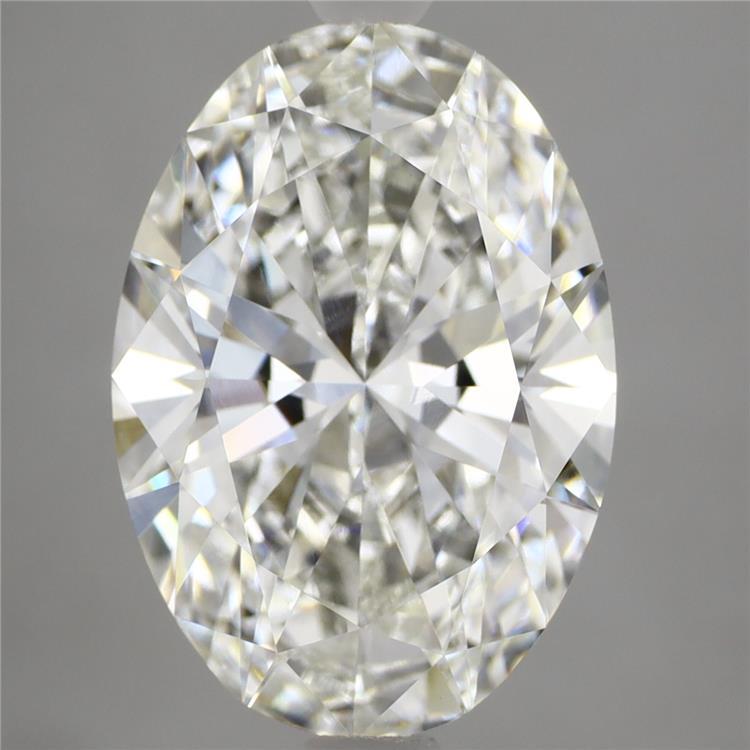 4.71ct Oval F VVS2 Lab Created Diamond